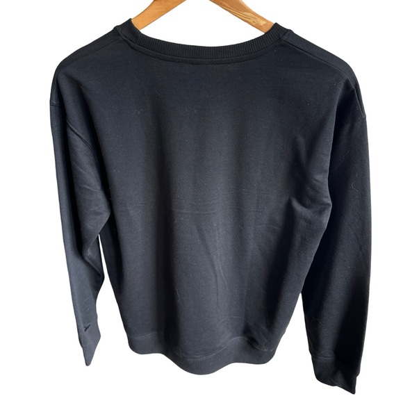 NWOT. Hamptons Wellness Club sweatshirt size small. Black. - Picture 4 of 5